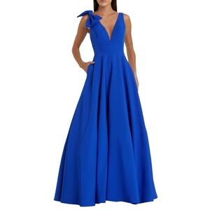 Mac Duggal Cobalt Blue Gown